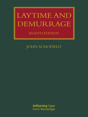 cover image of Laytime and Demurrage